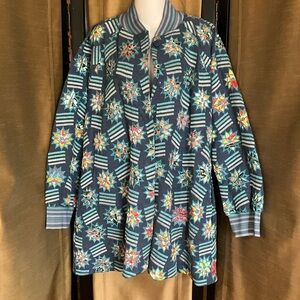 NWT Johnny Was Biya Chelsea Midi Bomber Jacket